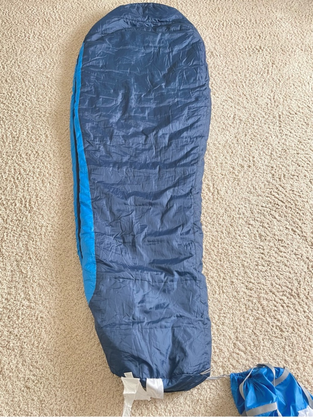Marmot Trestles 15 Regular Length Sleeping Bag Lightweight Packable Backpacking - Picture 15 of 15